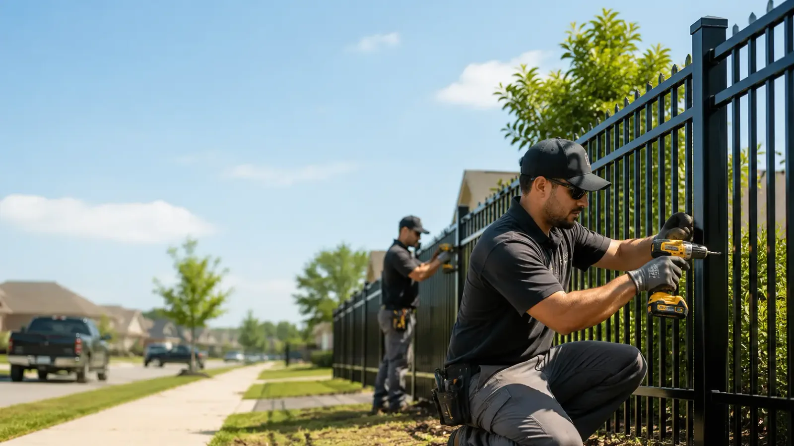 Metal Fence Installation in Mcroberts, KY